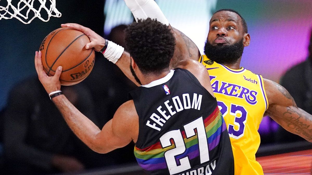 denver nuggets vs lakers match player stats